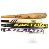 BASEBALL BATS, EASTON, STEALTH, LOUISVILLE SLUGGER
