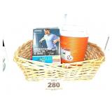 BASKET, WATER JUG, RESISTANCE EXERCISE KIT