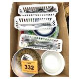 PLATES AND SILVERWARE