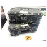 PAIR OF FLEC STACKING TOOL BOXES