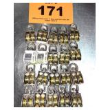 20 SMALL DOUBLE PULLEYS