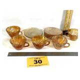 CARNIVAL CUPS AND SAUCERS