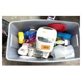 BARGAIN BOX! BREAD MAKER, PLASTICWARE, TOTE BOX
