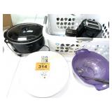 SLOW COOKER, GEORGE FORMAN GRILL, TOASTER ETC