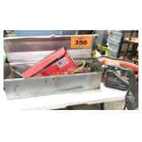 TOOL BOX, NAILS AND SANDER