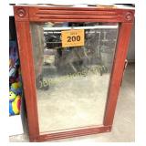 WOOD FRAME MIRROR