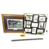 HORSE PICTURE AND PICTURE FRAME