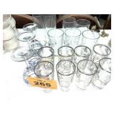 25TH ANNIVERSARY GLASSES, MISC GLASSES