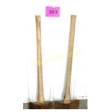 2 DOUBLE BIT AXE'S