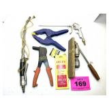 RIVETOR, CLAMP NUT CRACKER ETC