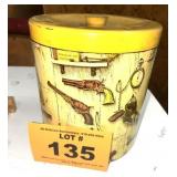 VINTAGE WESTERN THEM CANNISTER