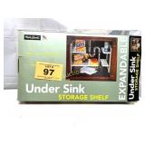 UNDER SINK STORAGE SHELF