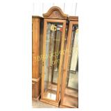 NARROW CURIO CABINET W LIGHT