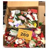 VINTAGE CHRISTMAS ORNAMENTS AND NAME PLATES