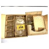 VINTAGE SNACK TRAY SETS