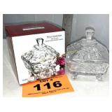 GLASS CANDY DISH