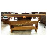 BOOKCASE HEADBOARD BED FRAME