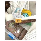 BASKETS, PLASTIC TOTE, SHELF, ETC.