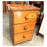 3 DRAWER NIGHTSTAND  / SEWING CHEST