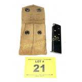 1911 .45 ACP MAGAZINE & POUCH BY RUSSELL 1918 W AM