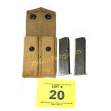 1911 .45 ACP MAGAZINES POUCH BY RUSSELL 1918 W AMO