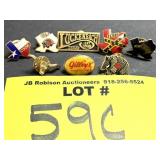 VINTAGE TEXAS HAT PINS 1980S, GILLEY