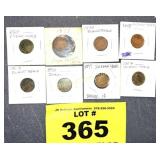 (8) INDIAN HEAD PENNIES