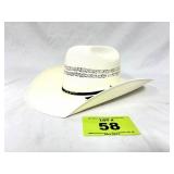 BPR BULLHIDE 7 5/8 STRAT HAT, MARKED PLAY OFF WINR