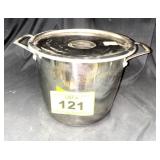 SS INDUCTION READY POT WITH  LID