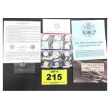 1996 UNCIRCULATED MINT COIN SET