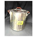 7+ GALLON SS STOCK POT W LID