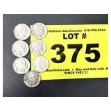 INDIAN HEAD / BUFFALO NICKELS X7