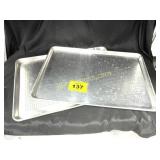 (2) 18"X26"X1" PERFORATED BAKING SHEET SM DENTS