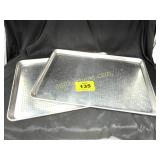 (2) 18"X26"X1" PERFORATED BAKING SHEET