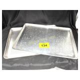 (2) 18"X26"X1" PERFORATED BAKING SHEET