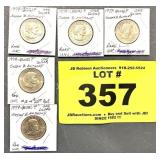 (5) SUSAN B ANTHONY DOLLARS