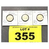 (3) GHOST DATE BUFFALO NICKELS
