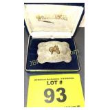 VINTAGE MONTANA SILVERSMITH CHILDS BELT BUCKLE