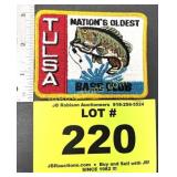 VINTAGE SM TULSA BASS CLUB PATCH NEW OLD STOCK