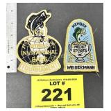 VINTAGE PROJECT SPORTS BASS TOURNAMENT PATCHES