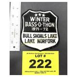 VINTAGE BASS-A-THON PATCH BULL SHOALS NORFORK