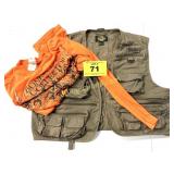 HUNTING VEST AND SHIRT