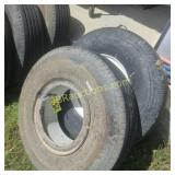 2 X BID! 8.25X15 TRAILER TIRES DEEP TREAD