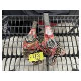 3/4 Ton Chain Come-a-longs 2 X The Bid!