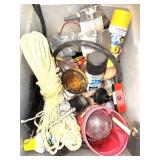 BOX OF AUTO PARTS ETC