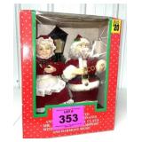 ANIMATED MUSICAL CHRISTMAS DECORATION SANTA