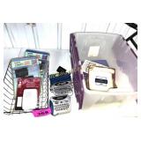 NICE TOTE WITH OFFICE SUPPLIES