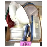 PLASTIC WARE, CORELLE PLATTER, RESTAURANT CONTAINR
