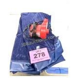 TWIN AIR MATTRESS AND BLOWER