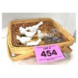 BASKET WITH BIRDS